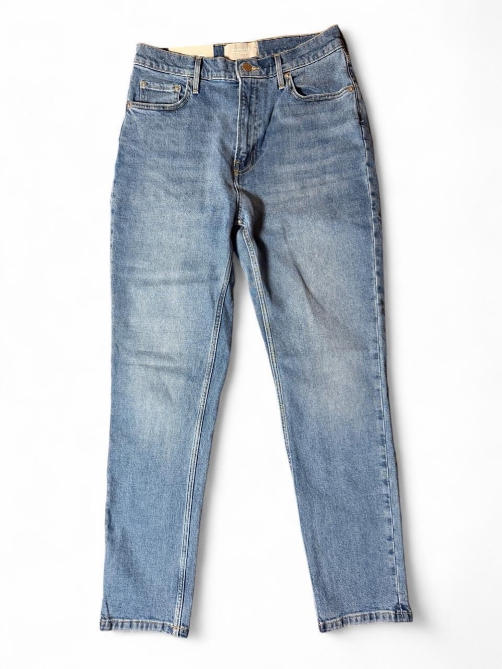 NWT Everlane Original Cheeky Jeans 28 Tall High Rise Straight Leg 30.5”